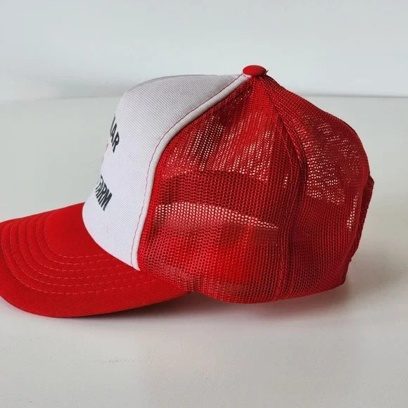 Vintage Shelmar Stock Farm Trucker Hat Cap Snapback 80s Farmer Farming Cows Beef - Picture 3 of 15